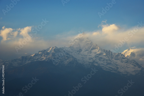 view of Annapurna mountain range ,Nepal