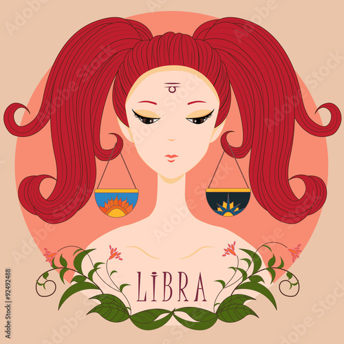Zodiac girl Libra