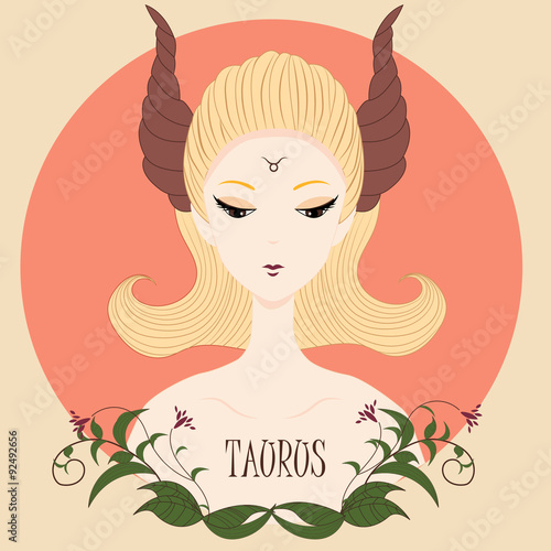 Zodiac girl Taurus