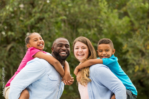 Multiracial Family © pixelheadphoto