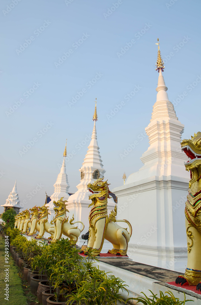 Naklejka premium Wat Ban Den chiangmai province Thailand sanctuary