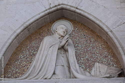 Detail of exterior the Church of St. Alphonsus Liguori