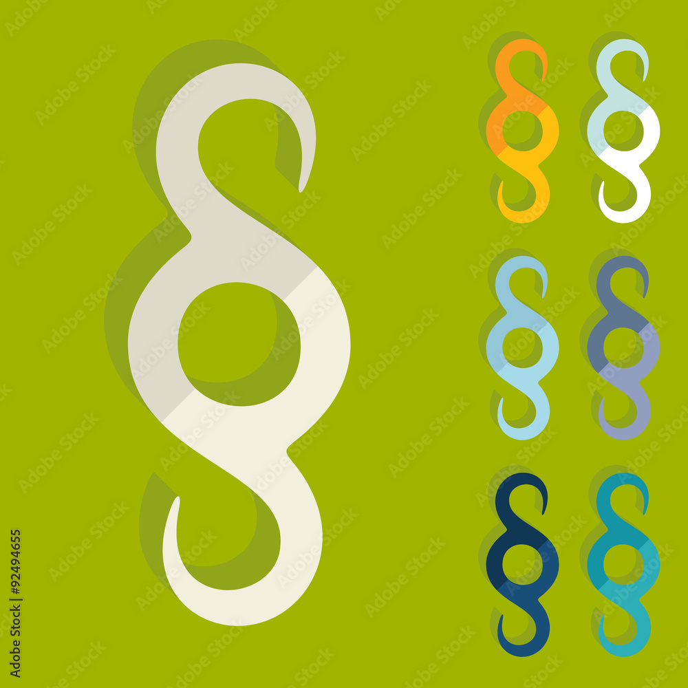 Obraz premium Flat design: paragraph