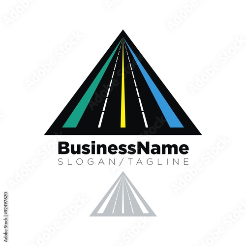 Road Street Way vector logo icon