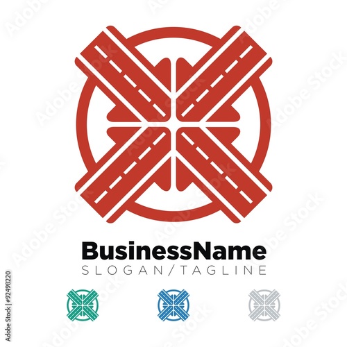 Road Street Way vector logo icon