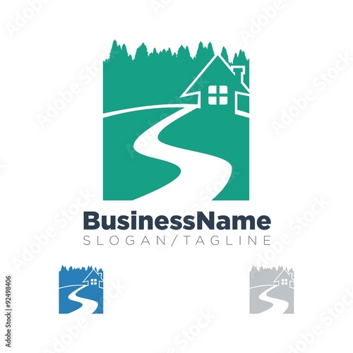 Road Street Way vector logo icon