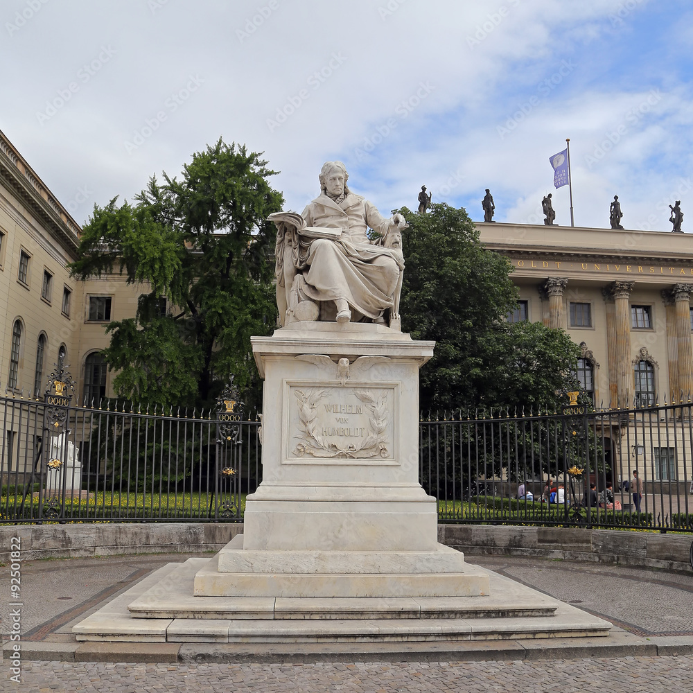 Humboldt-Universitat zu Berlin (Berlin's Humboldt University) named in honor of its founder, Germany