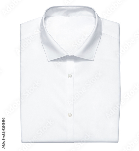 White shirt isolated on the white
