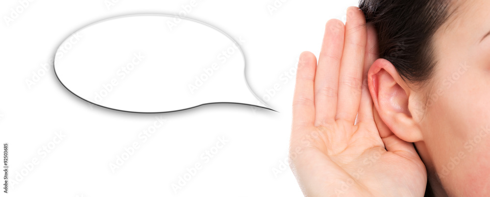 Naklejka premium Gossipping