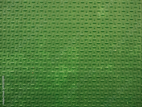 Green metal sheet texture.