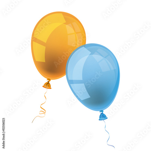 2 Colored Balloons