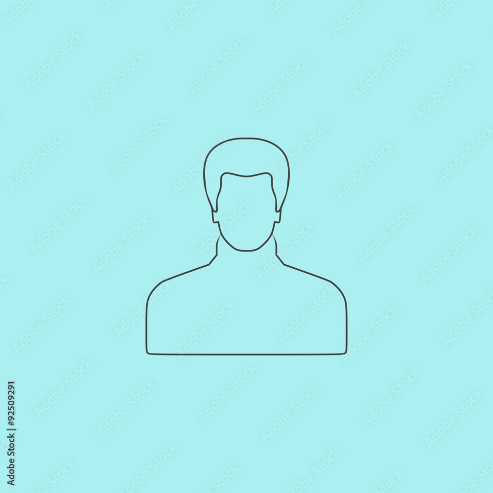 Male avatar profile picture - vector Male avatar profile picture - vector