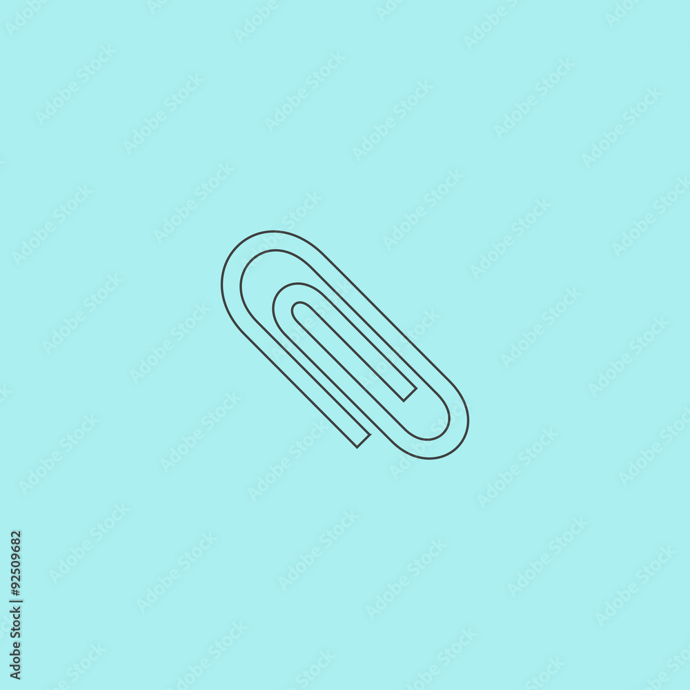 paper clip icon. paper clip icon.