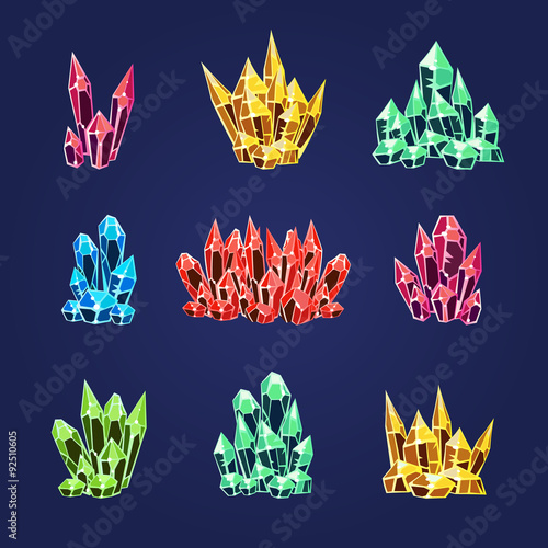 Magic Crystals Icons Textures 