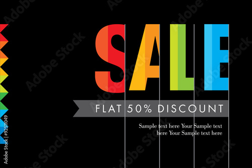 Sale design template vector