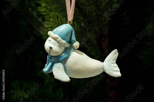 Christmas tree decorations. Seal.
