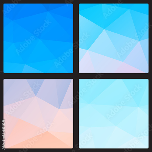 Polygon blue color