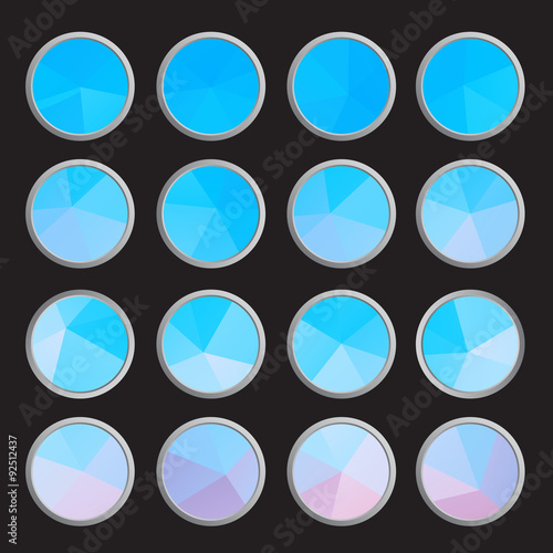 polygon colors set buttons
