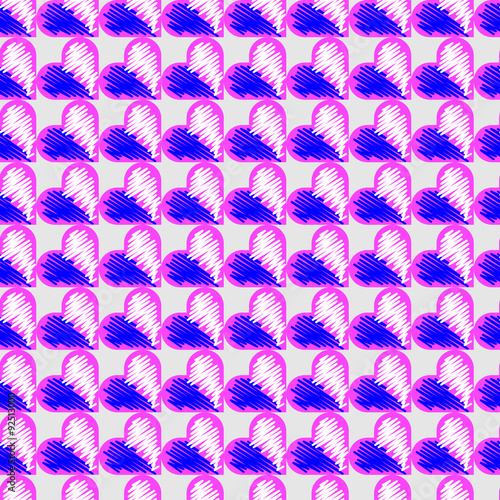 Hearts seamless. Holiday background.pattern