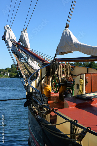 Bug eines alten Segelschiffs im Museumshafen Kappeln Schlei © aro49