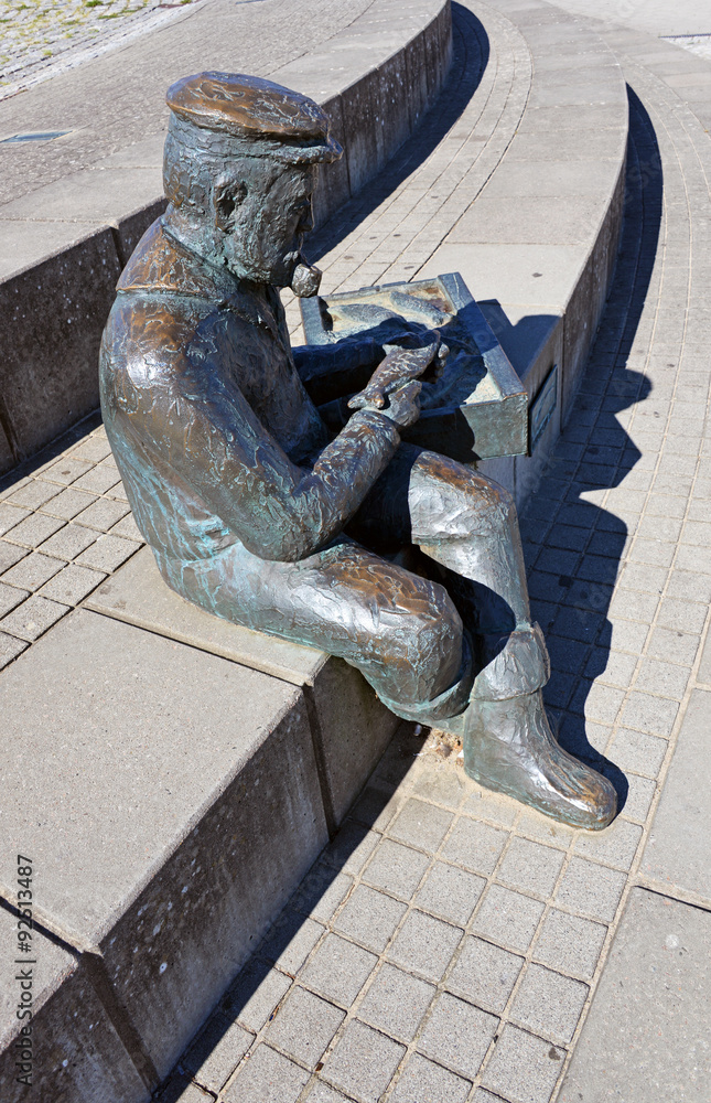 Fischerdenkmal in Kappeln an der Schlei