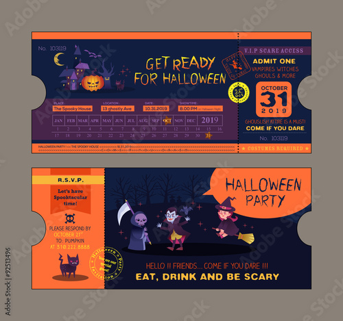 happy halloween party background illustration