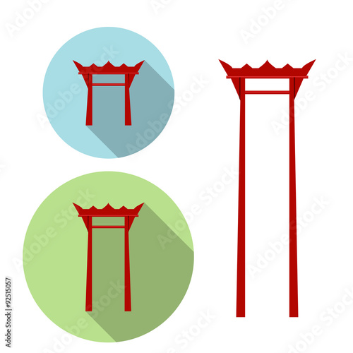 Giant Swing, torii gate icon