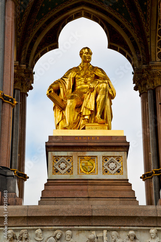 albert monument in and old construction