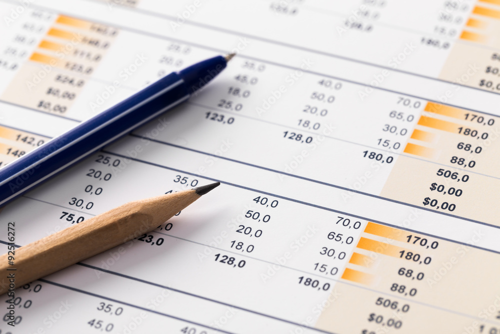 Business graphics, financial analysis Business graphics, financial analysis