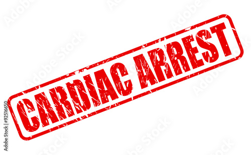 CARDIAC ARREST red stamp text
