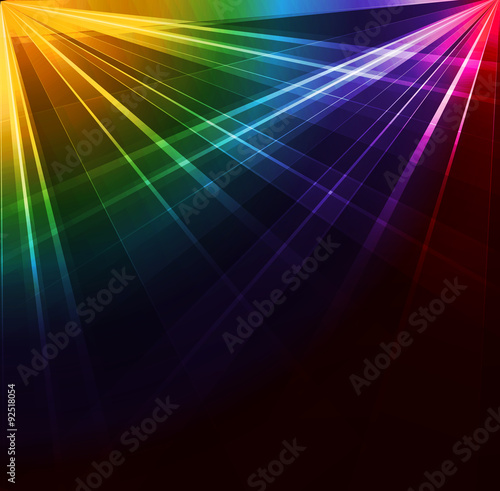 Spotlight background. Vector illustration.