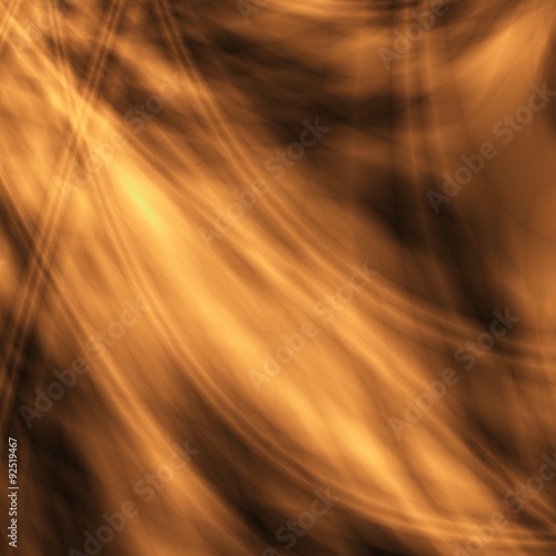 Golden power illustration abstract design