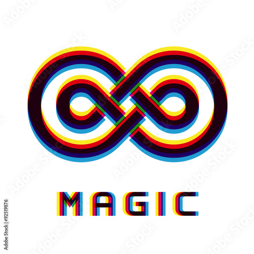 vector magic eternity distortion blur emblem