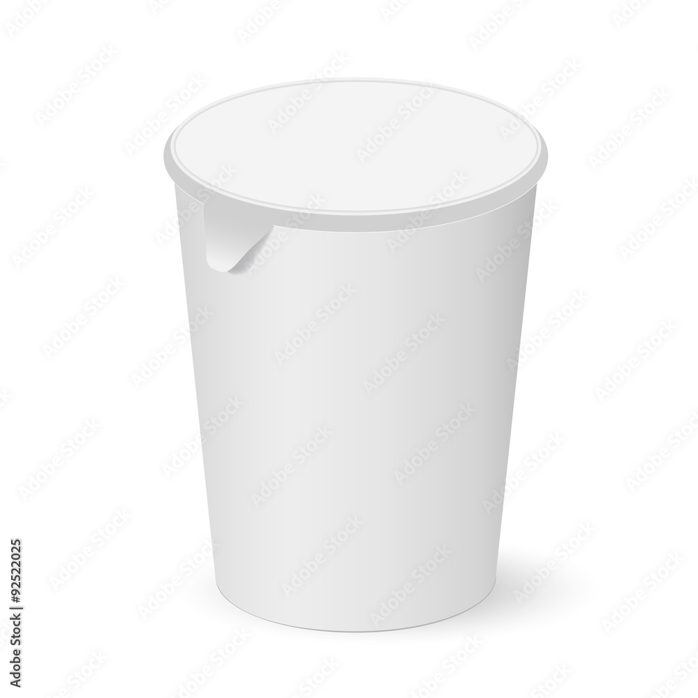 Paper cup with a lid Stock Vector | Adobe Stock