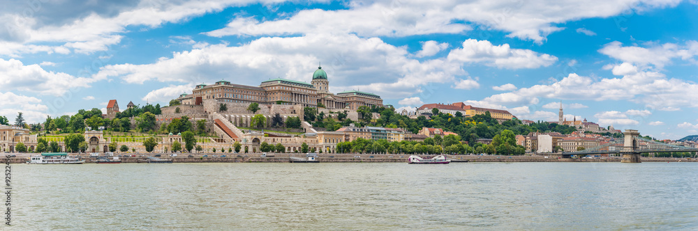 Obraz premium Panorama panoramę miasta Budapeszt - Budapeszt - Węgry