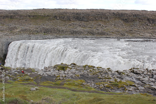 Der berühmte Wasserfall Dettifoss auf Island