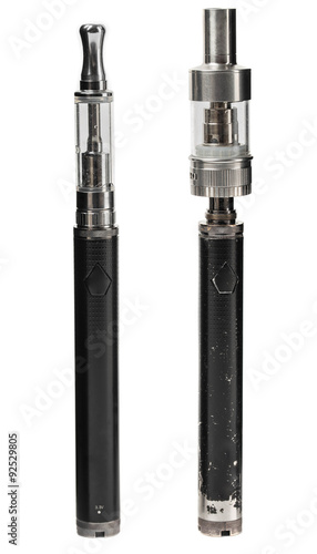 Modern electronic cigarette vaporizers.