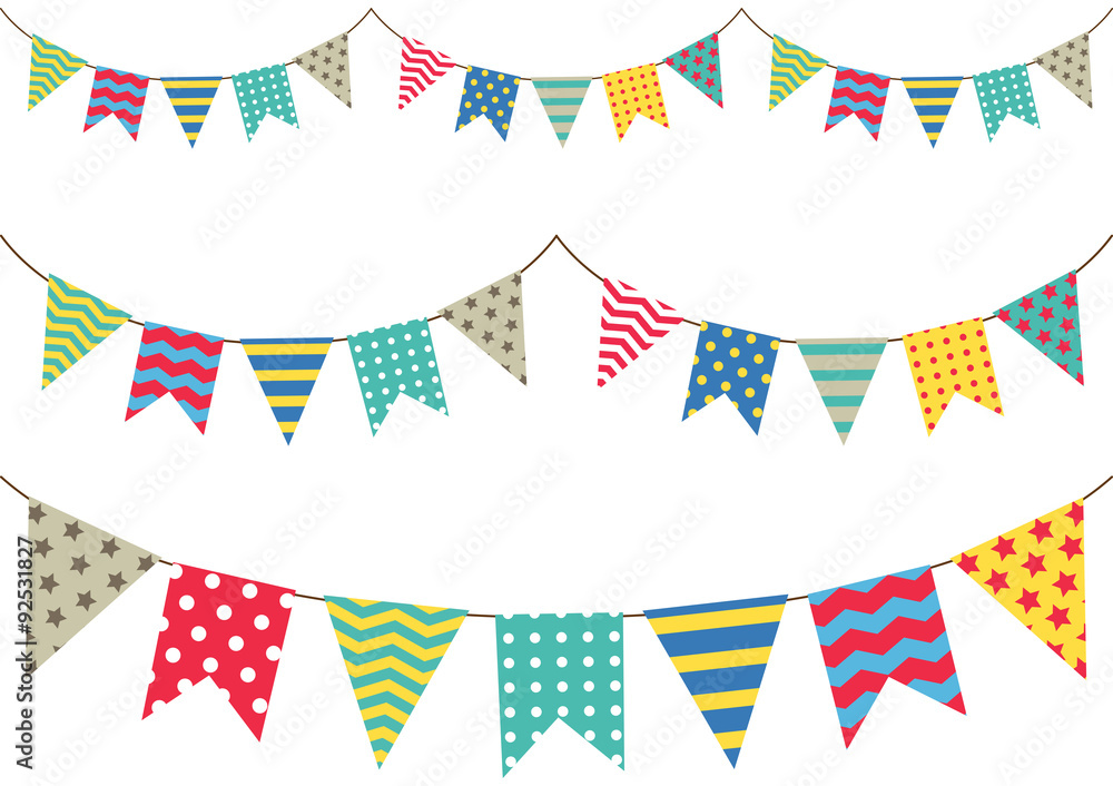 colorful bunting flag colorful bunting flag