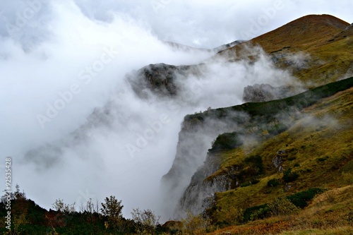 Chmury w dolinie, Tatry Zachodnie