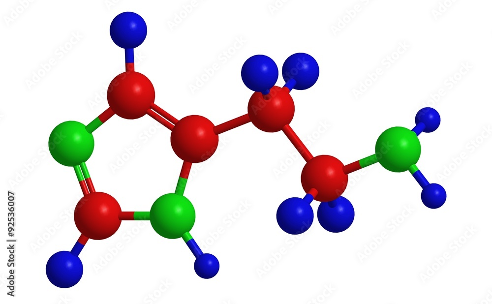 Molecular structure of histamine Molecular structure of histamine