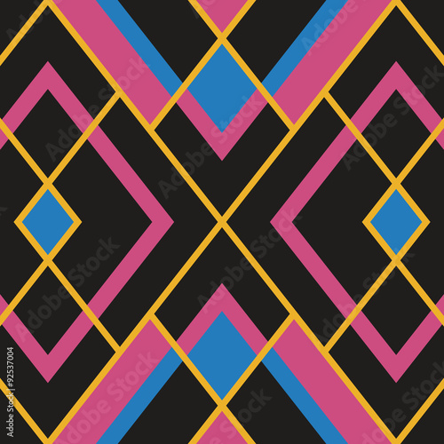 retro geometric pattern