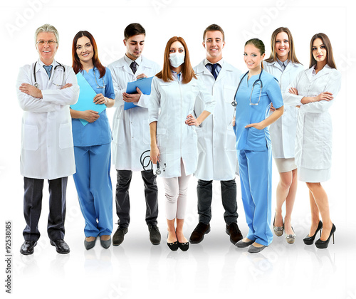 Group of smiling medical do...