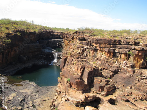 mitchell falls, kimberley, west australia photo