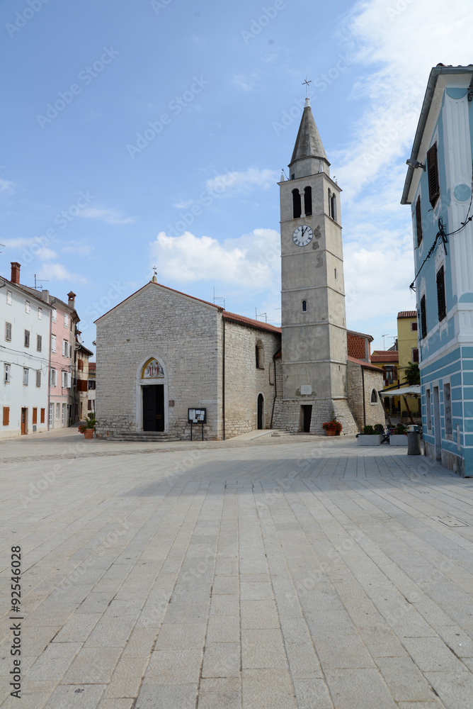 Obraz premium Kirche in Fazana, Istrien, Kroatien