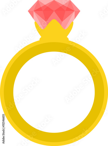 Ruby Ring Illustration
