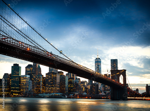 Fototapeta Naklejka Na Ścianę i Meble -  New york city skyline