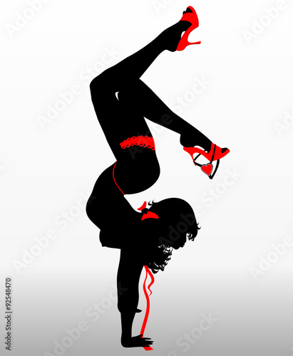 Flexible girl
