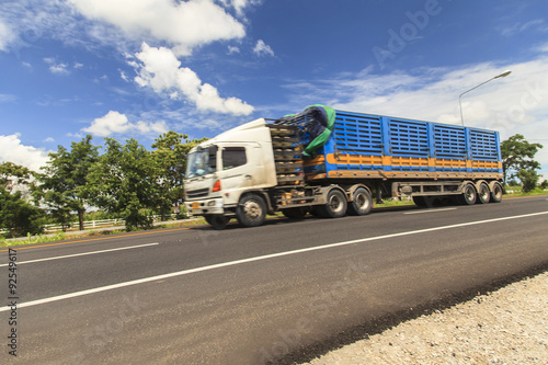 Truck on Highway