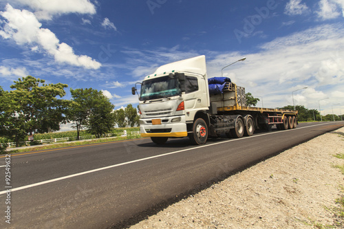 Truck on Highway