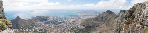 Panorama of Cape Town seen from Table Mountain © Fredson